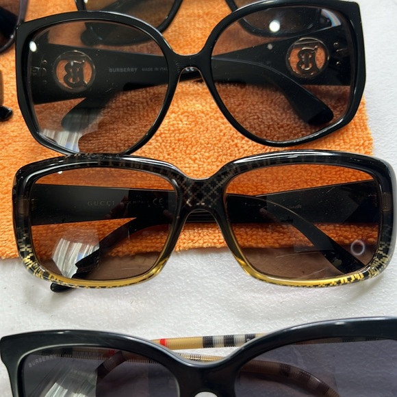 Lot of designer prescription sunglasses with scratches, for parts or repair - Picture 3 of 11
